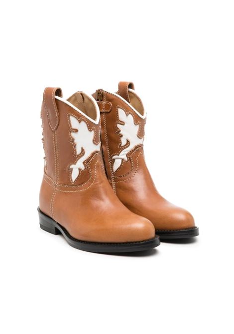 Western boots with embroidery GALLUCCI KIDS | J30080AMAGZB174